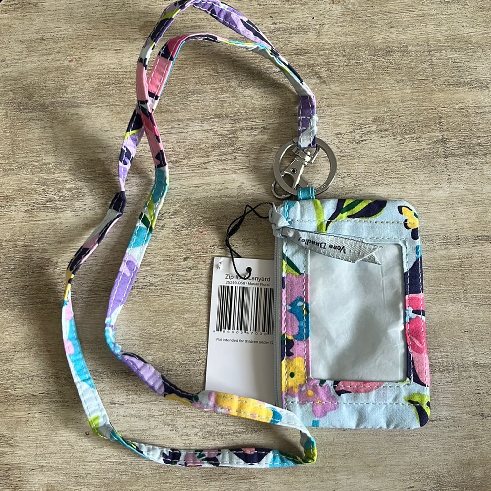 Vera Bradley Zip ID & Lanyard